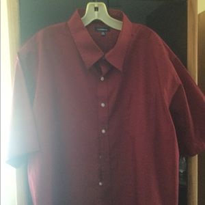 Burgundy cotton shirt